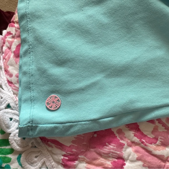 EUC LILLY PULITZER Bali Blue Meryl Nylon Pique Polo UPF 50+ Long-Sleeve Size XL - Picture 6 of 10